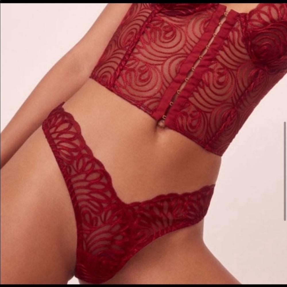 For Love & Lemons After Dark Thong Panty